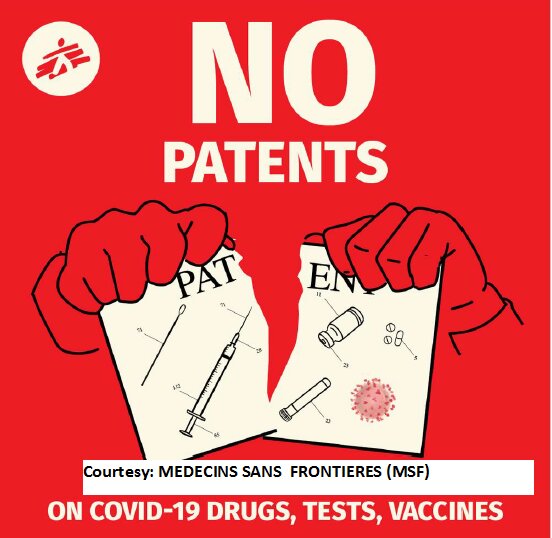 Authors focused on the complex scenario of Covid-19 and necessity of vaccines around the globe. They have emphasized the urge for patent waiver/out-licensing to combat pandemics like covid-19 efficiently and also discussed a way forward for making available vaccines to the end user effectively, quickly until herd immunity is attained.